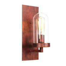 Load image into Gallery viewer, retro rust look wall sconces
