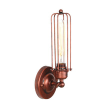 Load image into Gallery viewer, thin edison bulb industrial chic wall sconce
