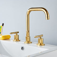 Load image into Gallery viewer, Theodore - Modern Three Hole Bathroom Faucet
