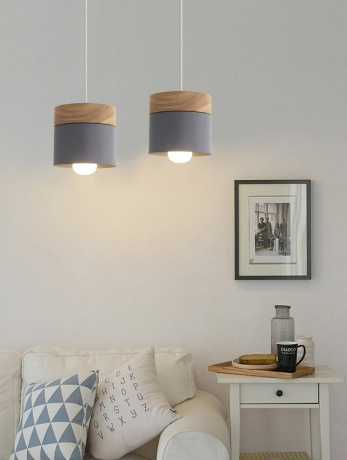 Buy Macaron Pendant Hanging Light, Nordic Design Living Room Office Bedside Dining Kitchen House Renovation Chandelier Bar Lamps