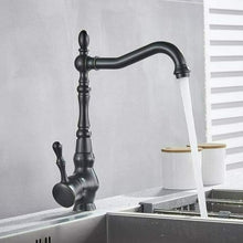 Load image into Gallery viewer, vintage brass kitchen faucet
