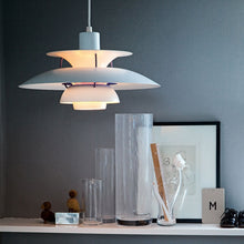 Load image into Gallery viewer, light blue Ozella modern colorful pendant light
