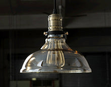 Load image into Gallery viewer, Vintage Clear Glass Industrial Lighting Pendant

