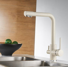 Load image into Gallery viewer, Beige Modern Kitchen Faucet
