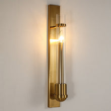 Load image into Gallery viewer, Aston modern slim glass wall sconce
