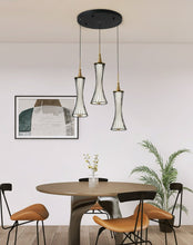 Load image into Gallery viewer, dining table circular canopy light fixture

