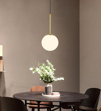 Load image into Gallery viewer, frosted white glass pendant light
