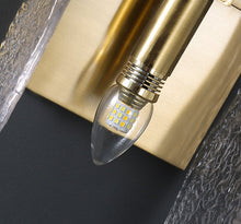 Load image into Gallery viewer, Terez - Glass &amp; Copper Contemporary Wall Sconce
