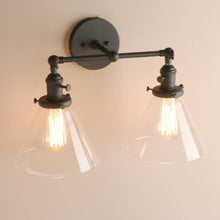 Load image into Gallery viewer, Two-Bulb Finley Vintage Wall Sconce

