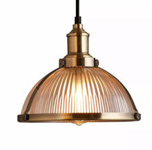 Load image into Gallery viewer, classic american restaurant diner glass pendant light
