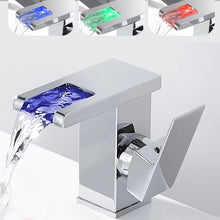 Load image into Gallery viewer, Multi-Color LED Bathroom Faucet
