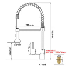 Load image into Gallery viewer, Teagan kitchen faucet dimensions
