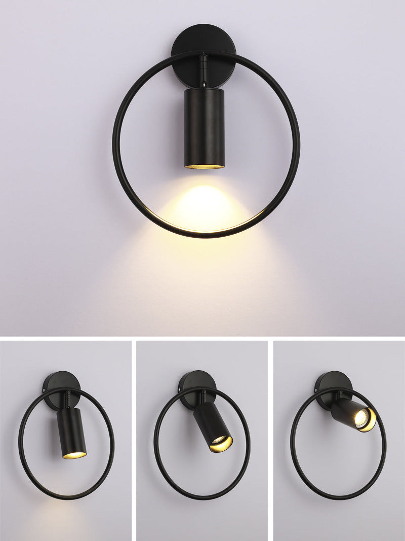 Axis - Modern LED Wall Sconce with Swivel Spotlight – Focal Decor