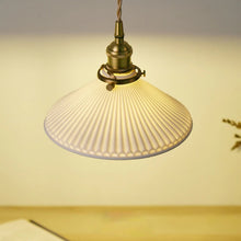 Load image into Gallery viewer, White Ceramic Light Fixture
