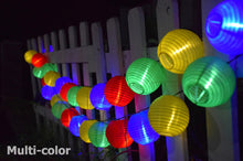 Load image into Gallery viewer, Fabric Lantern Outdoor Waterproof string lights
