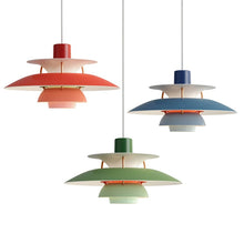 Load image into Gallery viewer, Ozella colorful layered modern pendant lights
