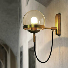 Load image into Gallery viewer, Rustic Industrial Wall Sconce
