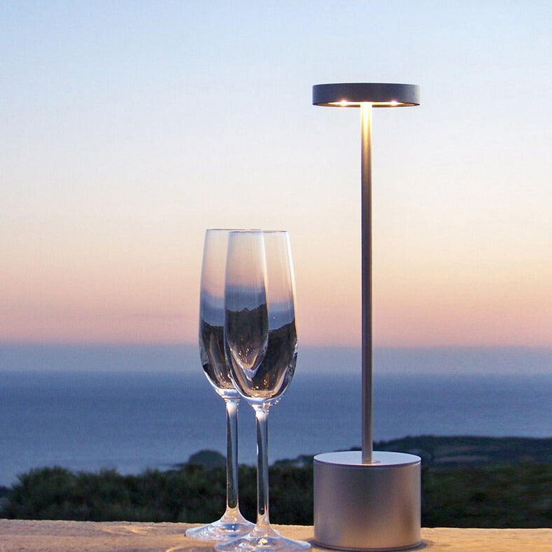 modern led rechargeable dining lamp