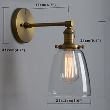 Load image into Gallery viewer, sedona single bulb wall sconce dimensions
