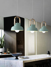 Load image into Gallery viewer, green kitchen island nordic style pendant light fixtures
