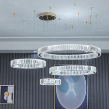 Load image into Gallery viewer, modern chic designer glass chandelier
