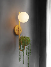 Load image into Gallery viewer, yellow planter wall sconce
