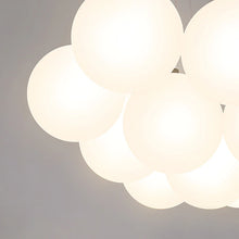 Load image into Gallery viewer, frosted glass globes Juno chandelier
