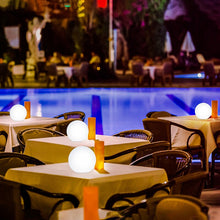 Load image into Gallery viewer, moon cordless led poolside dining lights
