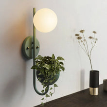 Load image into Gallery viewer, modern nordic plant wall light fixture
