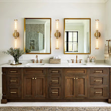 Load image into Gallery viewer, modern vanity bathroom lights in gold finish
