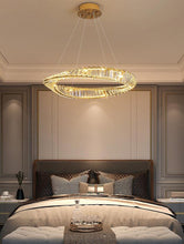 Load image into Gallery viewer, master bedroom luxury glass crystal chandelier
