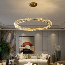 Load image into Gallery viewer, living room and common area luxury modern glass chandelier
