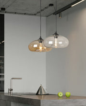 Load image into Gallery viewer, kitchen island glass pendant lights
