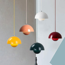 Load image into Gallery viewer, Retro flower bud colorful pendant lights

