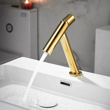 Load image into Gallery viewer, Polished Gold Single Handle Bathroom Faucet
