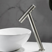 Load image into Gallery viewer, Tall Brushed Nickel Bathroom Faucet for Basin Sinks
