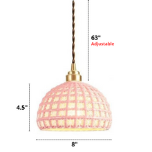 Load image into Gallery viewer, Woven Ceramic Pendant Light
