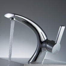 Load image into Gallery viewer, Vara modern chrome curved bathroom faucet

