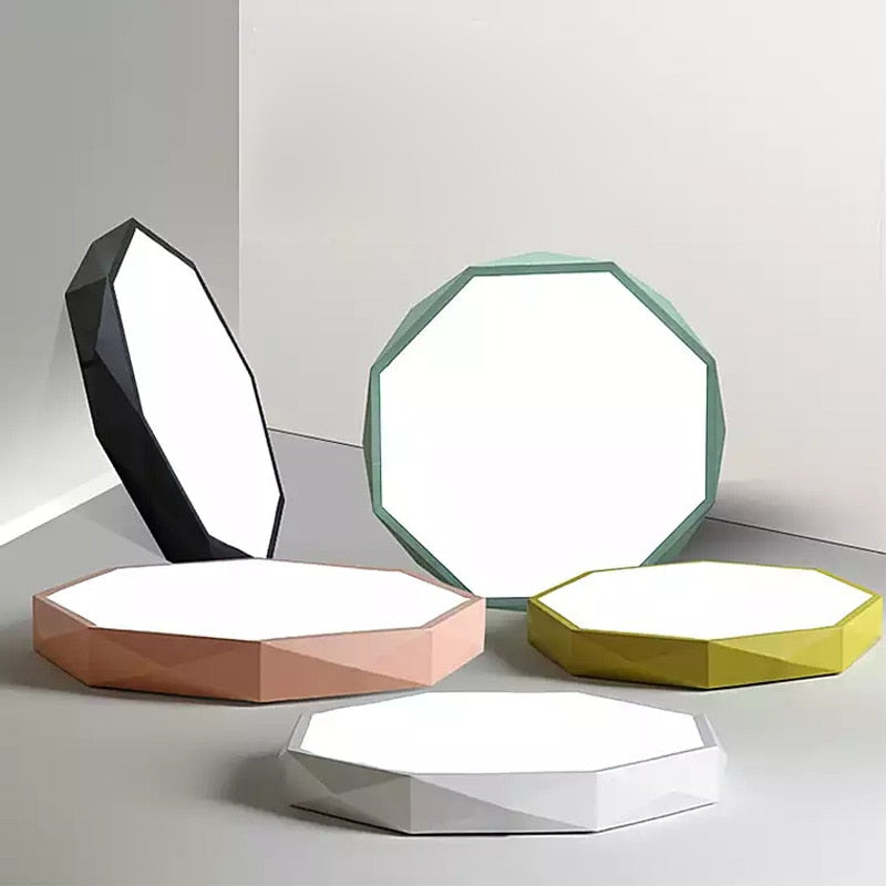 Modern Geometric LED Ceiling Light – Focal Decor