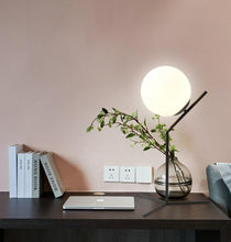 Load image into Gallery viewer, Modern Black Diagonal Table Lamp
