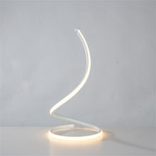 Load image into Gallery viewer, White LED Spiral Table Lamp
