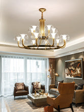 Load image into Gallery viewer, Modern Fountain Chandelier modern chandelier for living room
