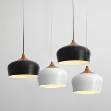 Load image into Gallery viewer, Scandinavian Design Hanging Pendant Lamps in Black or White Finish
