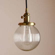 Load image into Gallery viewer, Vintage Textured Glass Globe Pendant Lights
