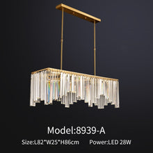Load image into Gallery viewer, Priscilla - Modern Glass Crystal Chandelier
