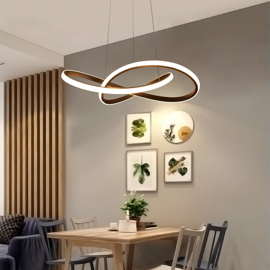 LED Ribbon Chandelier – Focal Decor