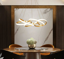 Load image into Gallery viewer, Modern LED Ribbon Chandelier

