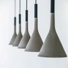 Load image into Gallery viewer, Handcrafted Concrete Pendant Light
