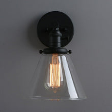 Load image into Gallery viewer, Matte Black Modern Farmhouse Wall Light
