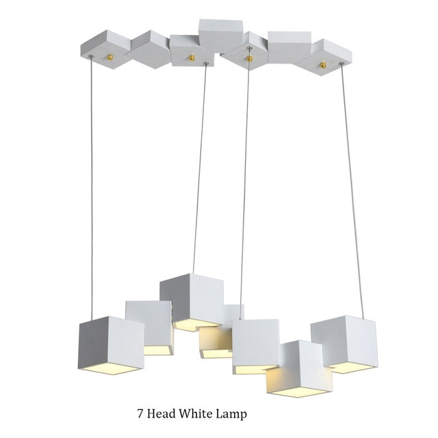 Modern Cube LED Light Fixture – Focal Decor